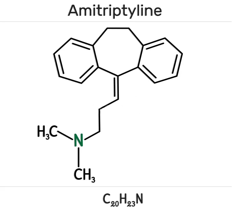 Молекула амитриптилина
